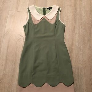Vintage vibes green dress